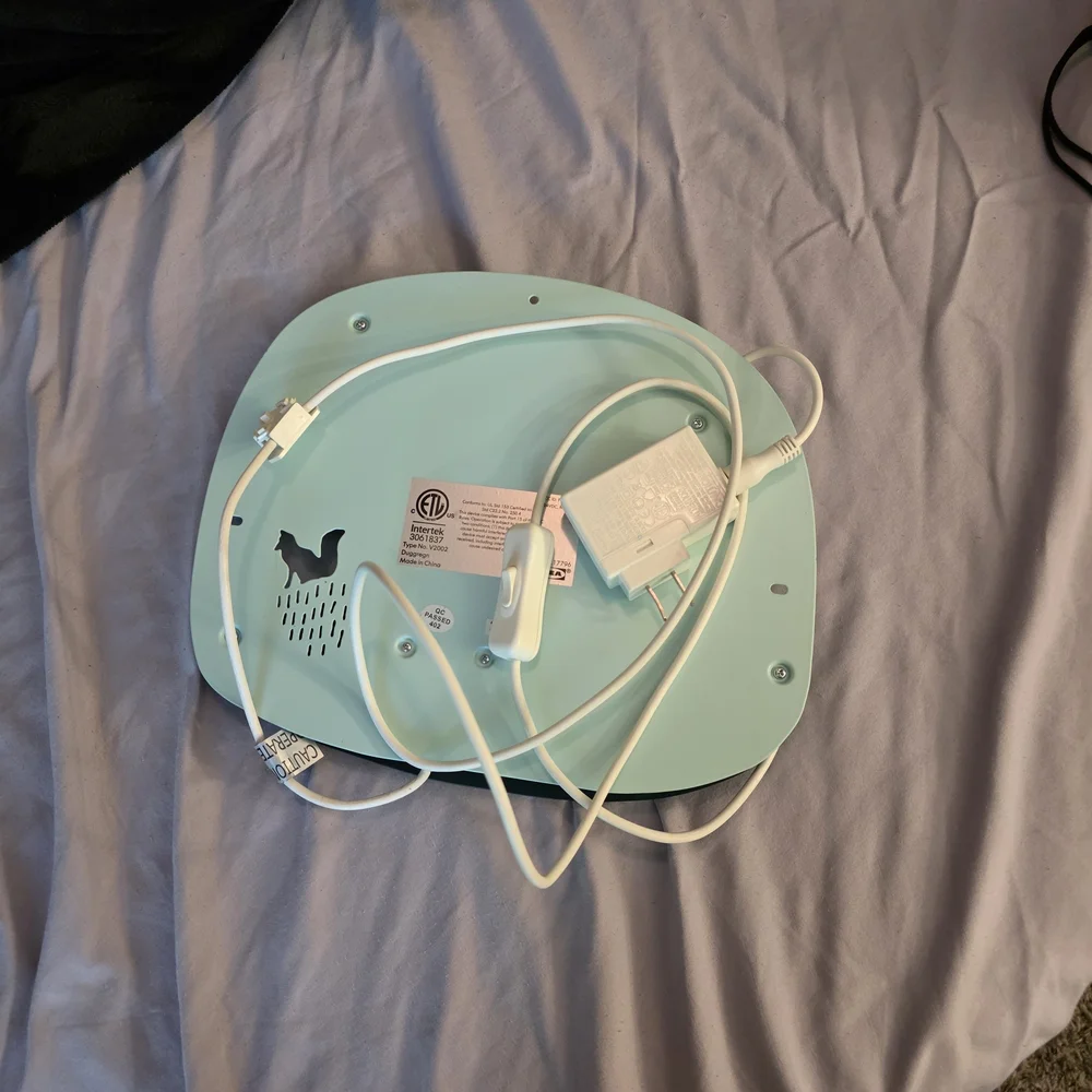 Ikea DUGGREGN LED Wall Lamp Kids Room, Forest Dark/Light Pastel Green.